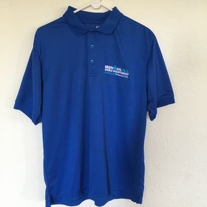 IronMan men's blue polo shirt. Size M.